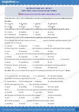 Đề thi giữa kì 2 Tiếng Anh 11 iLearn Smart Wolrd - Đề số 3